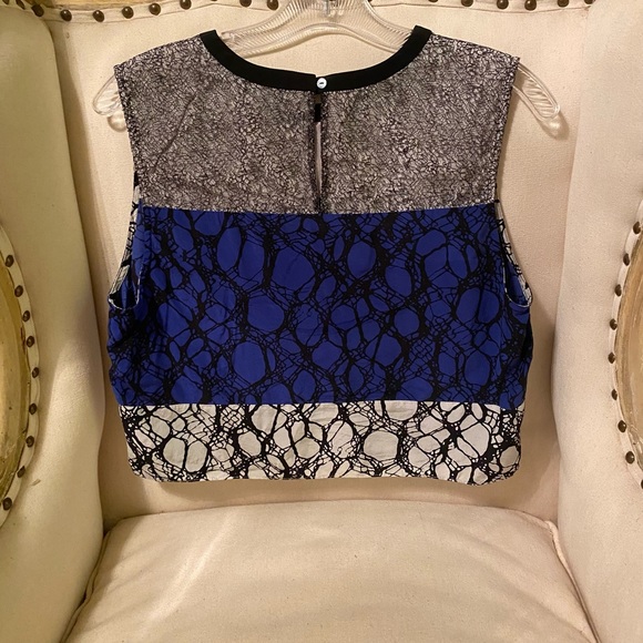 Elizabeth and James silk and lace crop top - Picture 8 of 8